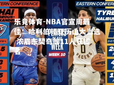 乐竟体育-NBA官宣周最佳：哈利伯顿亚历山大当选 浓眉东契奇等11人获提名