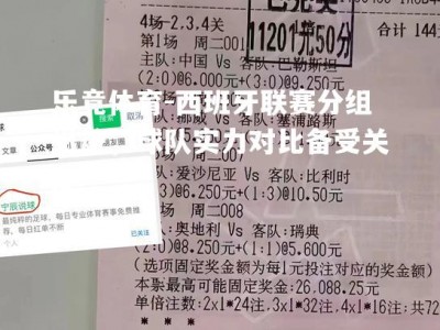 乐竟体育-西班牙联赛分组出炉，球队实力对比备受关注