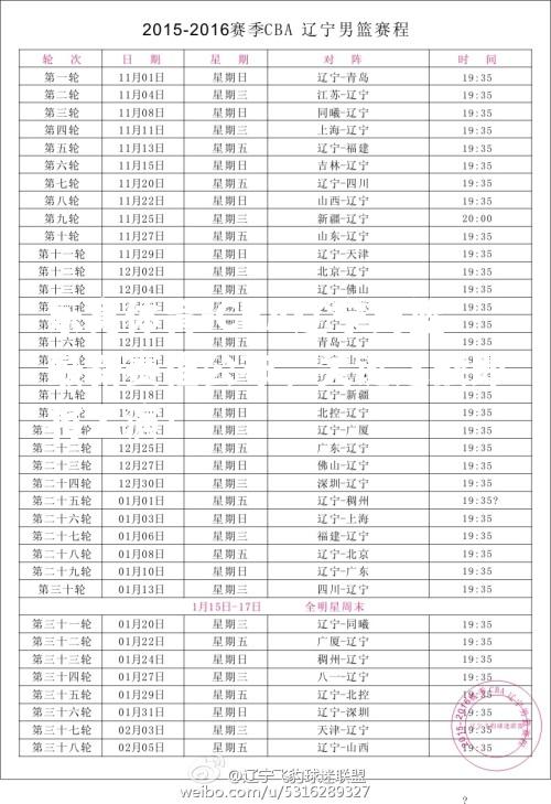 CBA辽宁男篮最新赛程公布，关键之战即将上演！