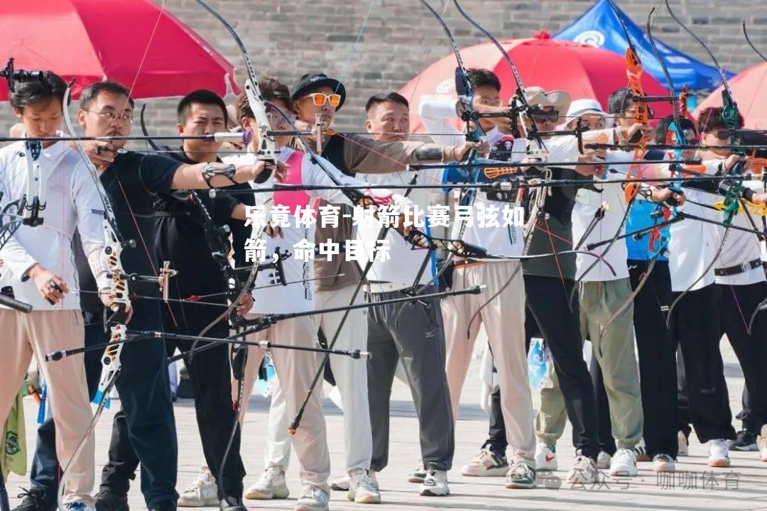 射箭比赛弓弦如箭，命中目标